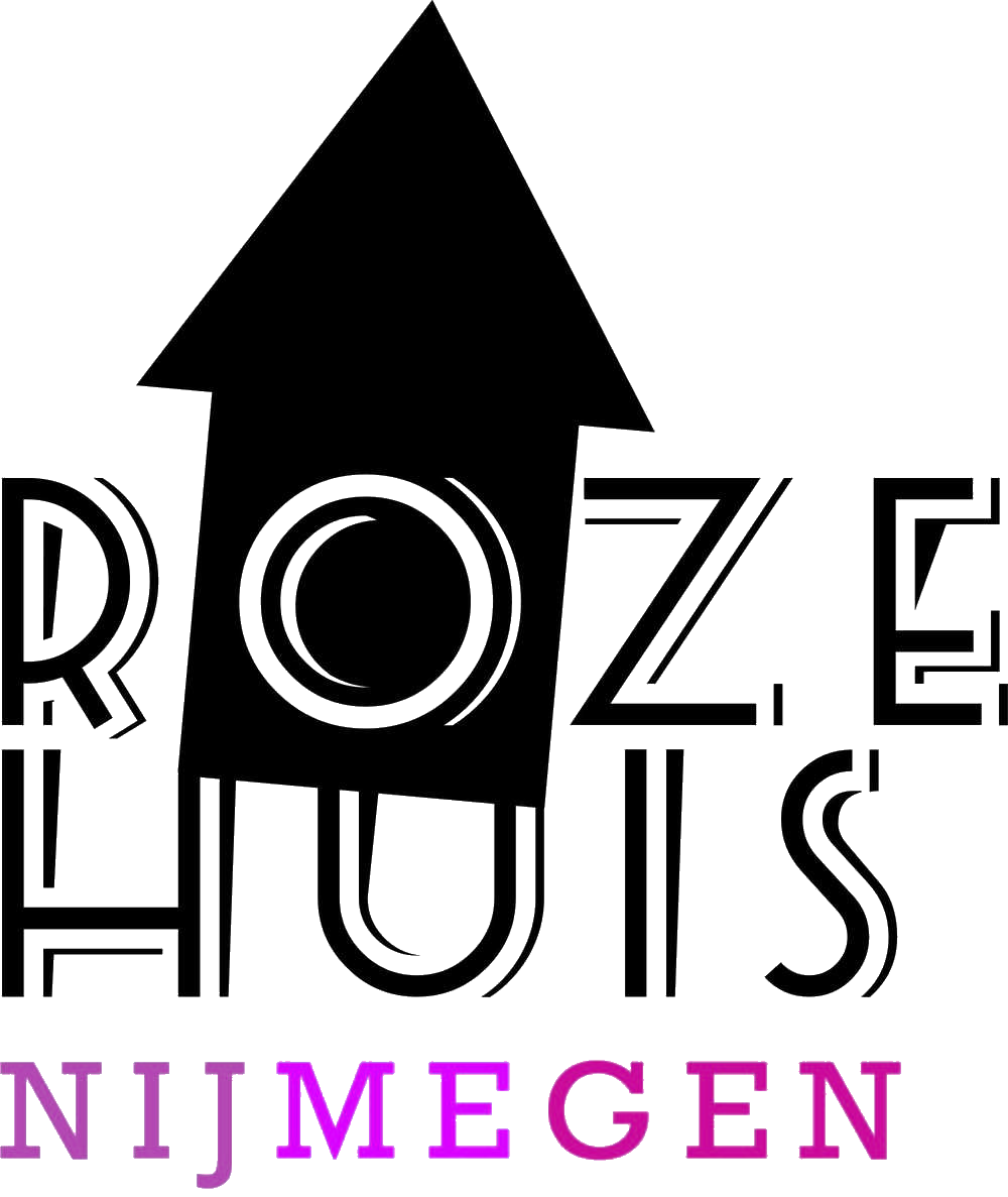 Het oude logo van Roze Huis Nijmegen